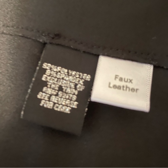 CATHERINE Malandrino Women’s Black Open Drape Cardigan- Size Large Faux Suede - Picture 6 of 10